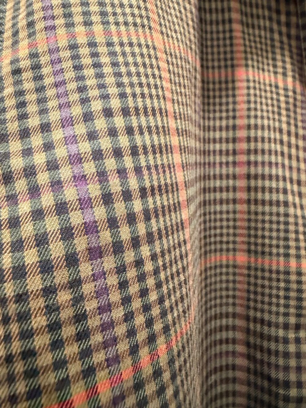 Lauren Ralph Lauren Plaid Classic Cotton Brown Button Down - Picture 6 of 9